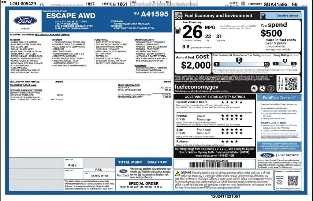 Ford Escape St-Line Select For Sale In Miami - Thumbnail 11