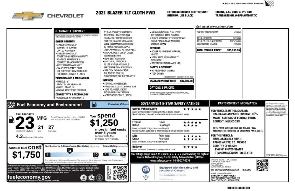 Chevrolet Blazer Lt For Sale In West Palm - Thumbnail 3