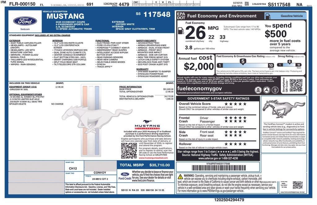 Ford Mustang Ecoboost Rwd 2D Coupe - Thumbnail 9