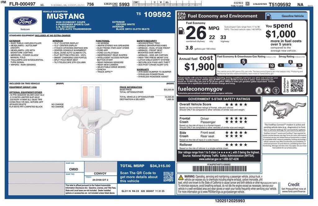 Ford Mustang Ecoboost Rwd 2D Coupe - Thumbnail 5