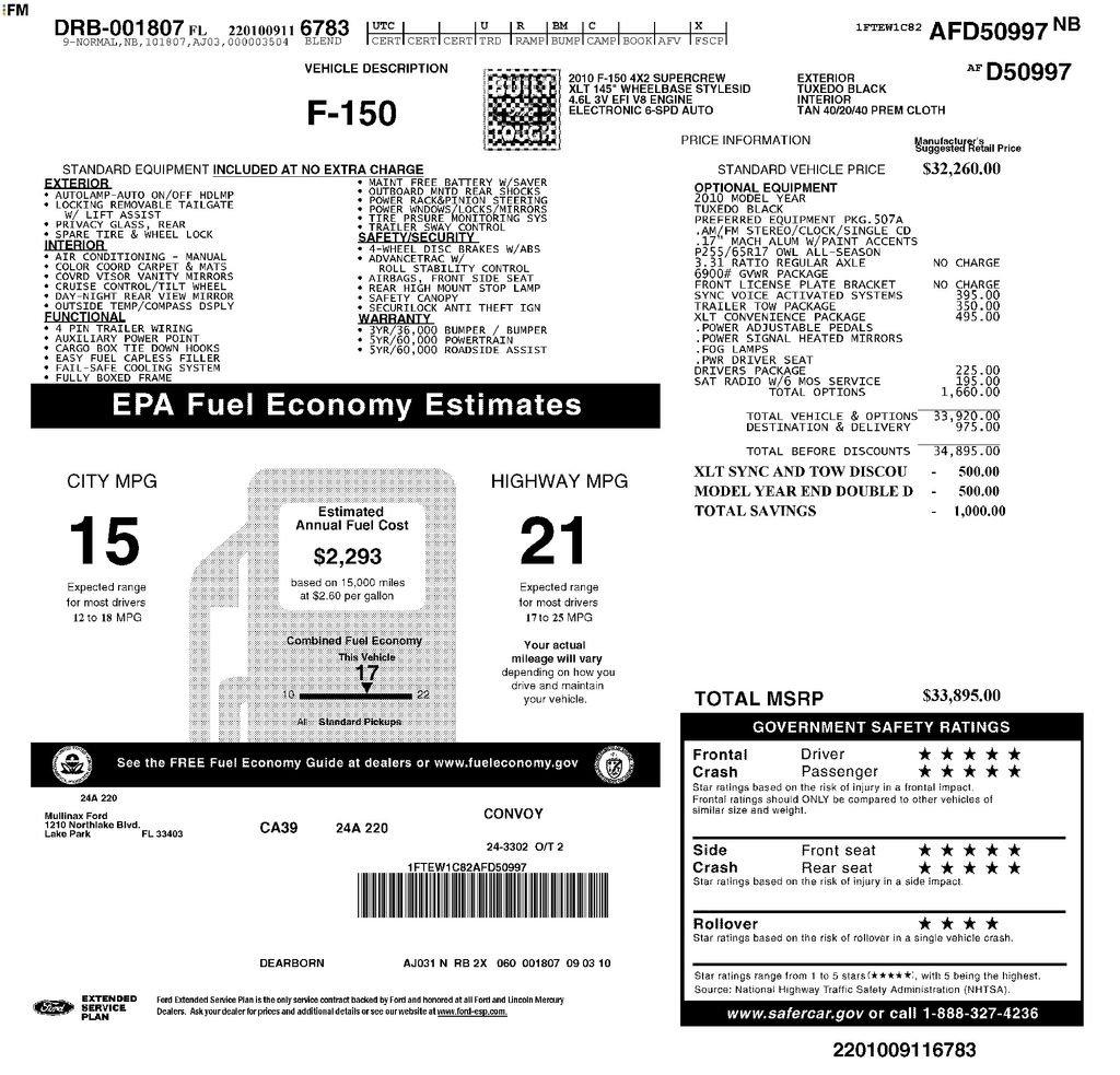 Ford F-150 Xlt Rwd 4D Supercrew - Thumbnail 3