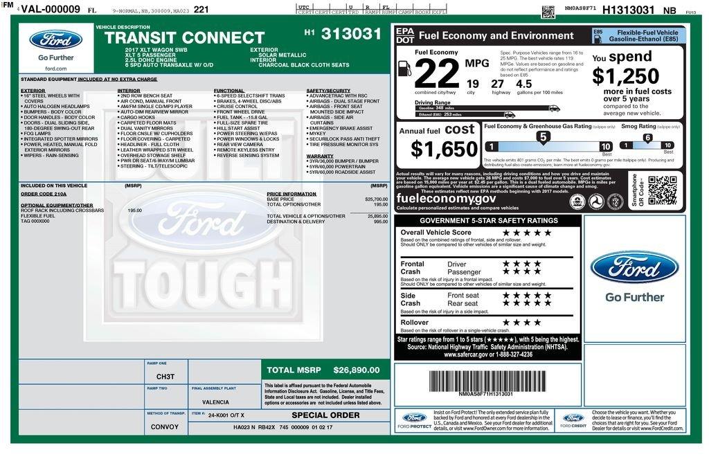 Ford Transit Connect Xlt Fwd 4D Wagon - Thumbnail 9