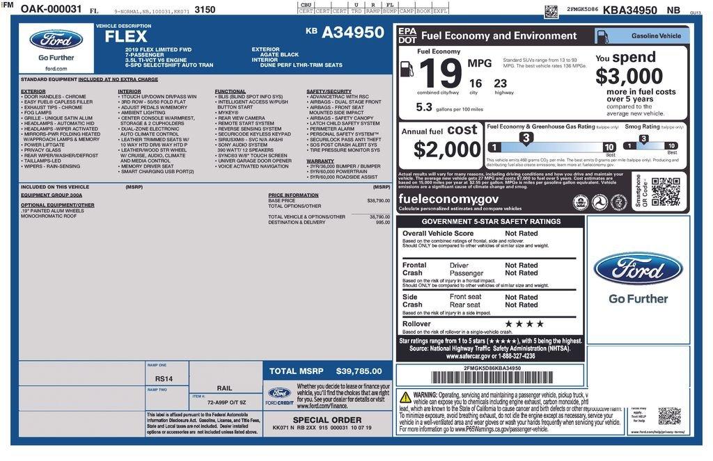 Ford Flex Limited Fwd 4D Sport Utility - Thumbnail 8