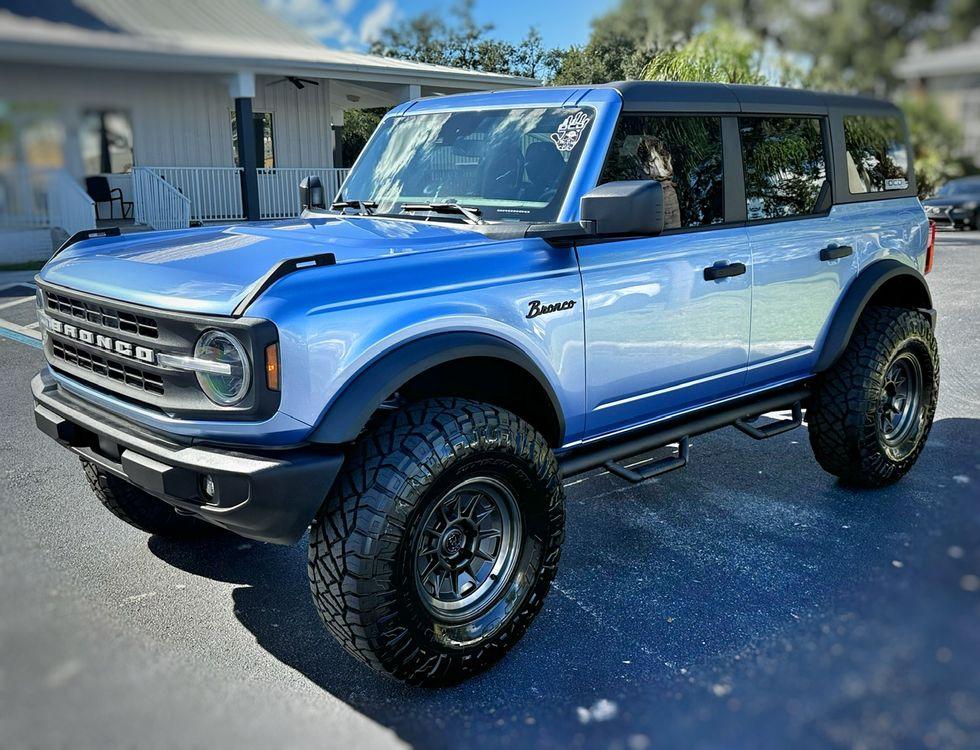 Ford Bronco Brittany Blue Custom Bayshore Bronco Leather | Plant City Florida | Bayshore Automotive - Thumbnail 3