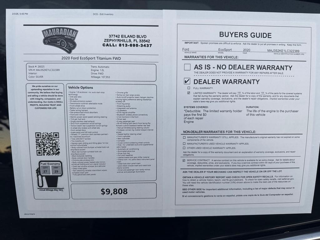 Ford Ecosporttitanium Fwd - Thumbnail 12