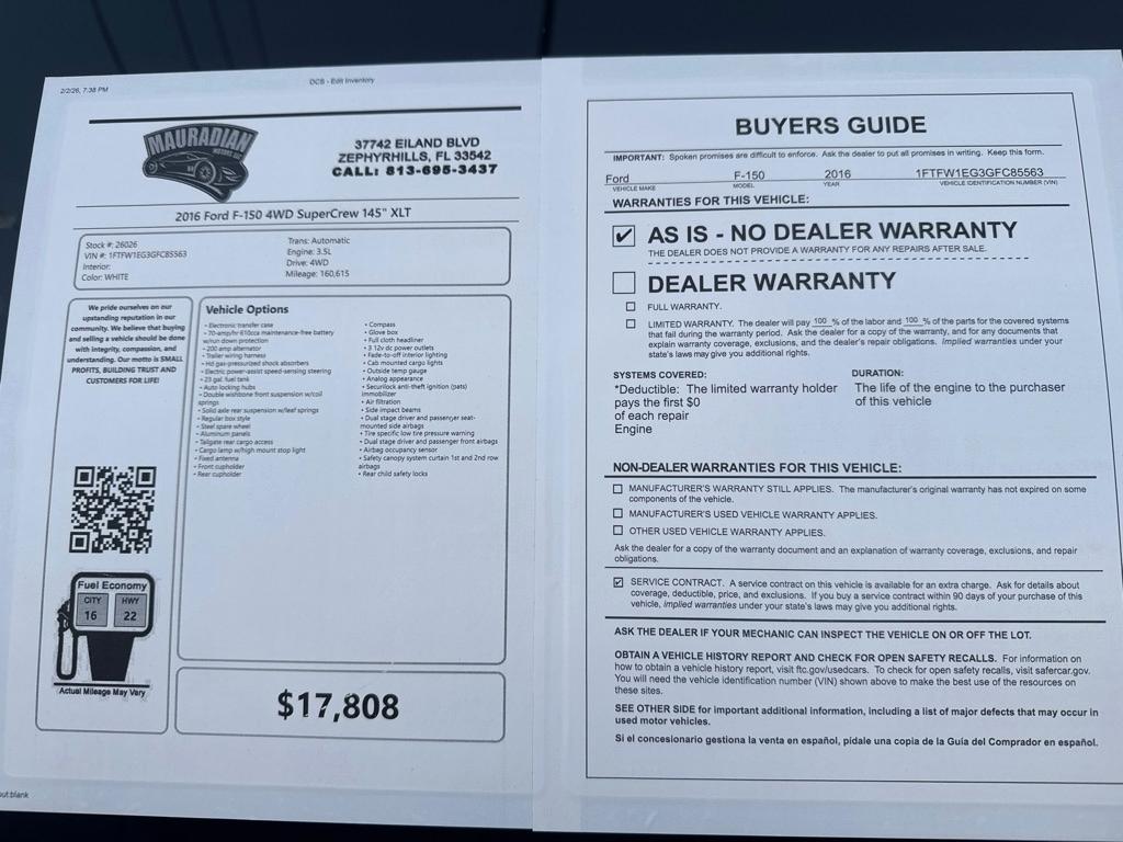 Ford F-1504Wd Supercrew 145" Xlt - Thumbnail 16