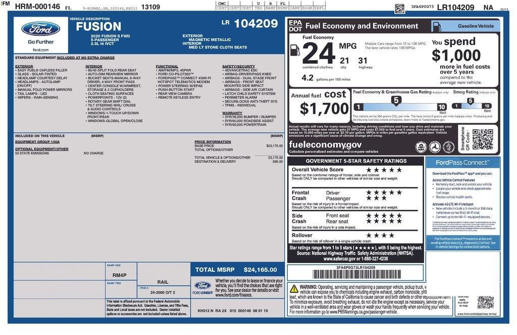 Ford Fusion S - Thumbnail 6
