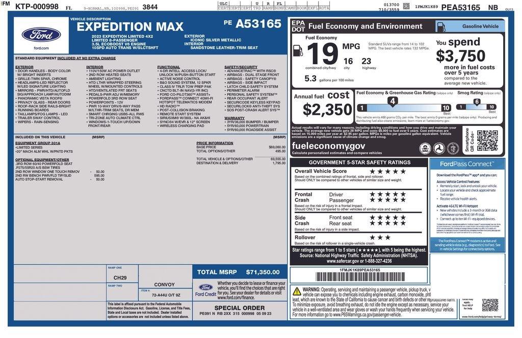 Ford Expedition Max Limited Rwd 4 Door Suv - Thumbnail 8