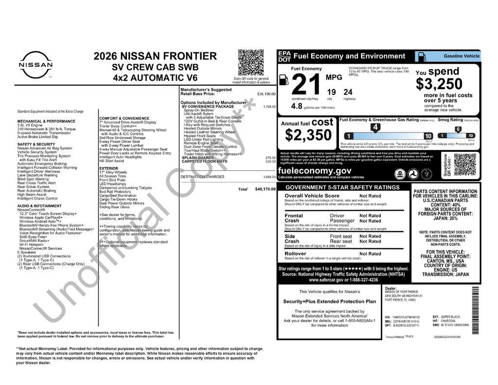 Nissan Frontier Crew Cab Sv - Thumbnail 7