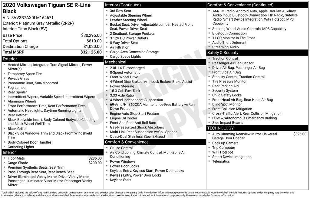 Volkswagen Tiguan 2.0T Se R-Line Black - Thumbnail 7