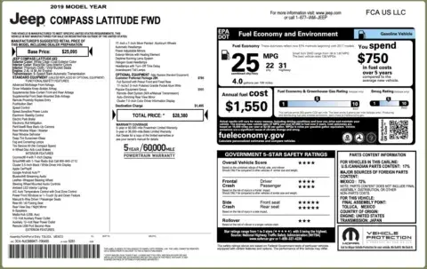Jeep Compass Latitude W/Sun/Wheel Pkg - Thumbnail 6
