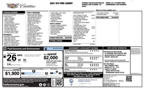 Cadillac Xt4 Fwd Luxury - Thumbnail 5