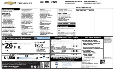 Chevrolet Trax Lt - Thumbnail 5