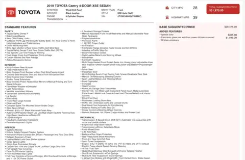 Toyota Camry Xse - Thumbnail 5