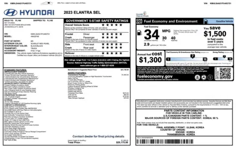 Hyundai Elantra Sel - Thumbnail 6