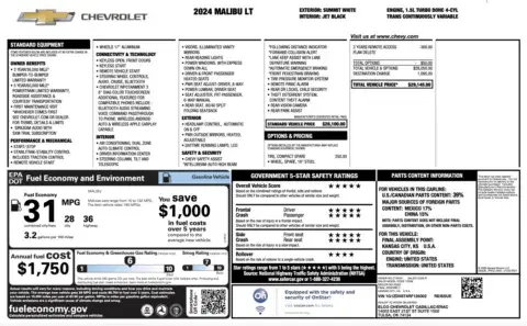 Chevrolet Malibu Lt - Thumbnail 6