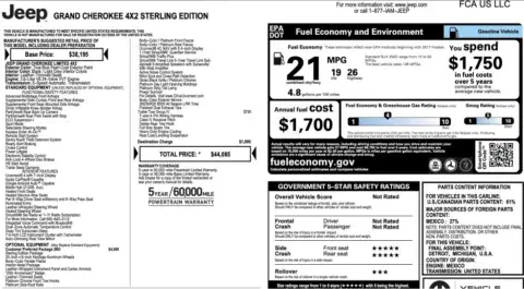 Jeep Grand Cherokee Sterling Edition - Thumbnail 5