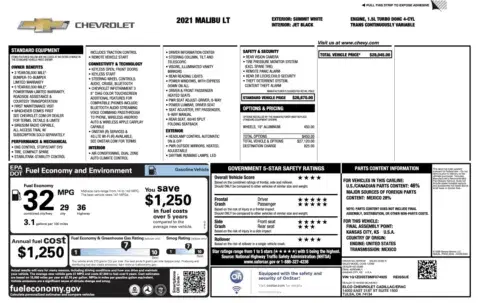 Chevrolet Malibu Lt - Thumbnail 6