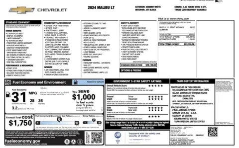 Chevrolet Malibu Lt - Thumbnail 5