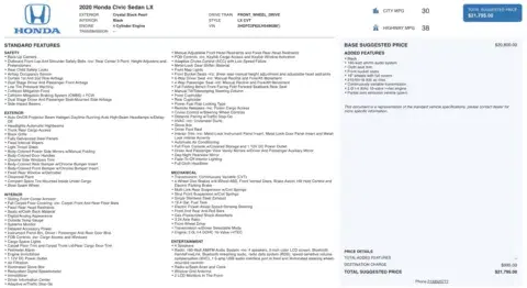 Honda Civic Sedan Lx - Thumbnail 5