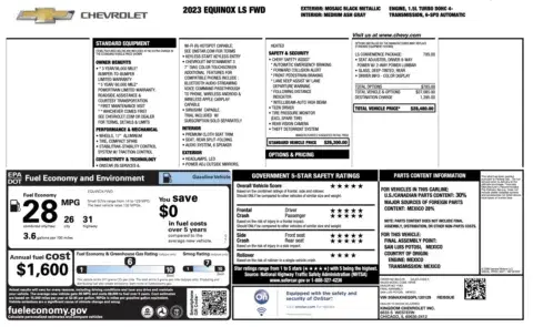 Chevrolet Equinox Ls - Thumbnail 5