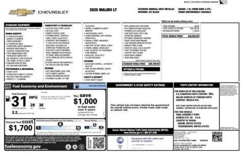 Chevrolet Malibu Lt - Thumbnail 6