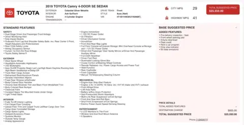 Toyota Camry Se - Thumbnail 5