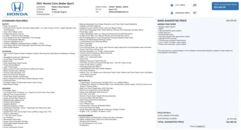 Honda Civic Sedan Sport - Thumbnail 5