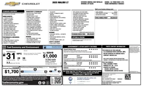 Chevrolet Malibu Lt - Thumbnail 5