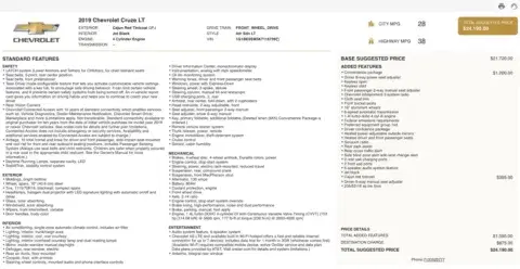 Chevrolet Cruze Lt - Thumbnail 5