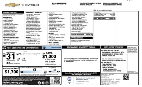 Chevrolet Malibu Lt - Thumbnail 6