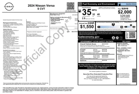 Nissan Versa S - Thumbnail 5