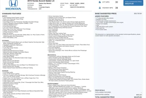 Honda Accord Sedan Lx 1.5T - Thumbnail 5