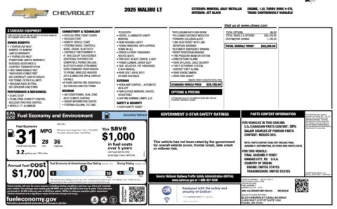 Chevrolet Malibu Lt - Thumbnail 5