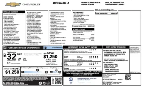 Chevrolet Malibu Lt - Thumbnail 5