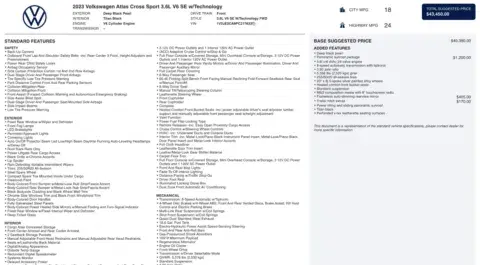 Volkswagen Atlas Cross Sport 3.6L V6 Se W/Technology - Thumbnail 6