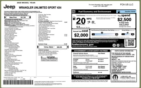 Jeep Wrangler Unlimited Sport S - Thumbnail 5