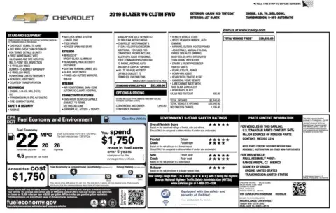 Chevrolet Blazer 2Lt - Thumbnail 5