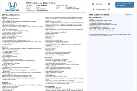 Honda Accord Sedan Touring - Thumbnail 5