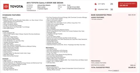 Toyota Camry Xse - Thumbnail 5