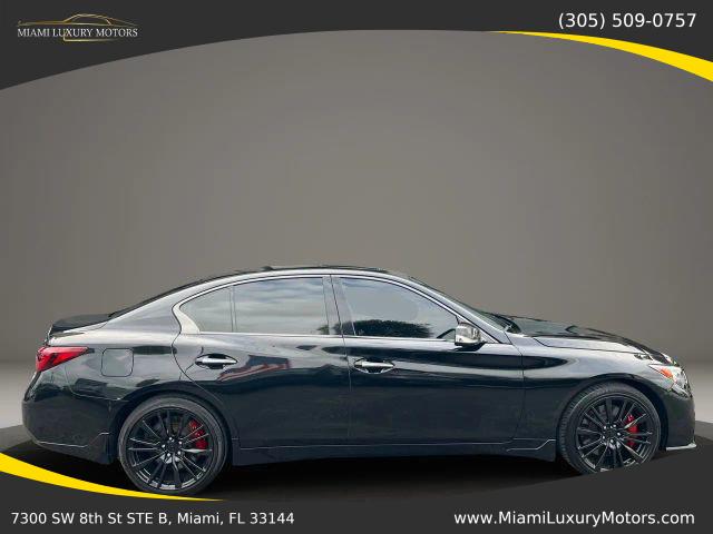 Infiniti Q50 Red Sport 400 Sedan 4D - View 1