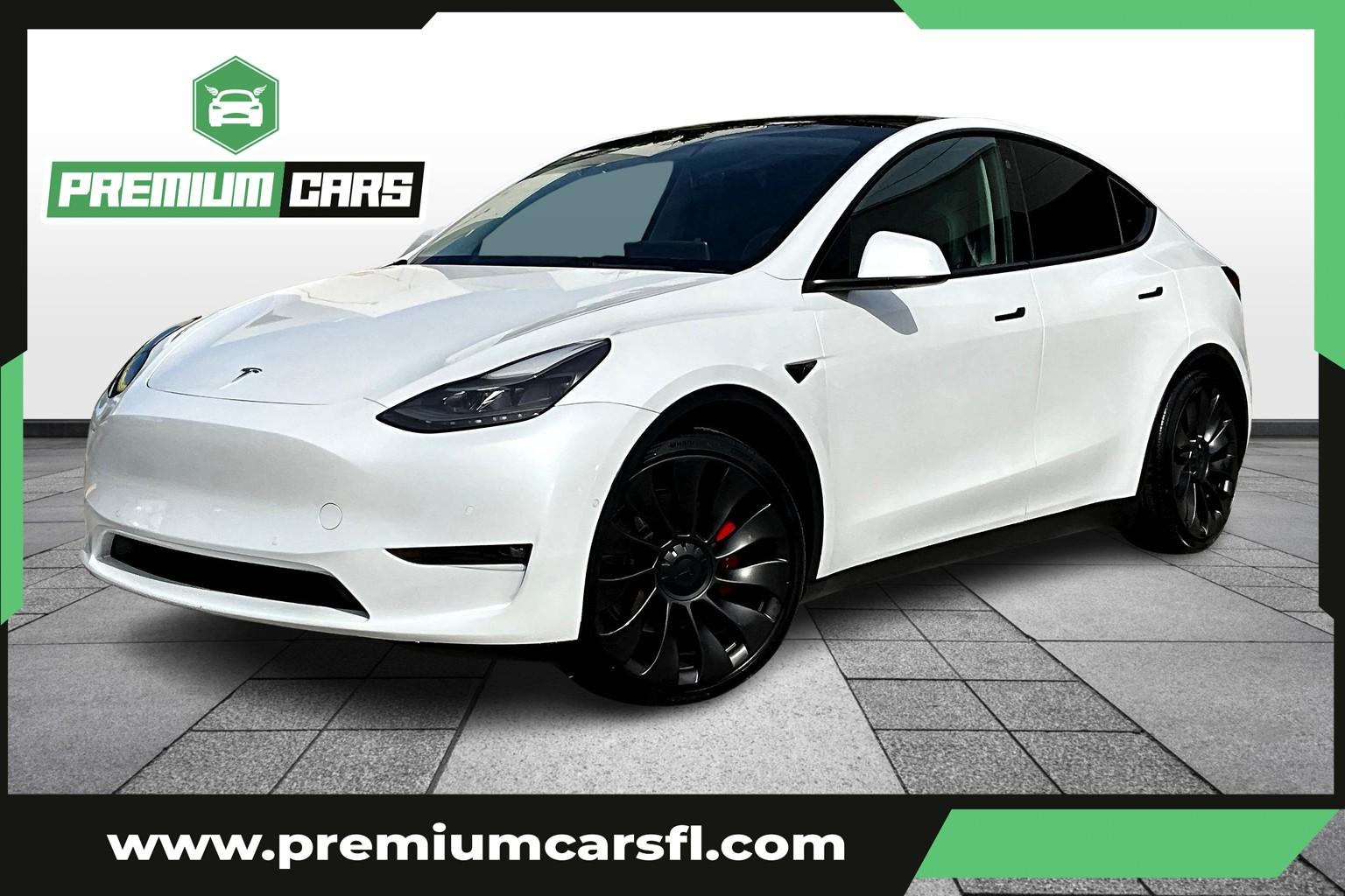 Tesla Model Y Performance Sport Utility 4D - View 1