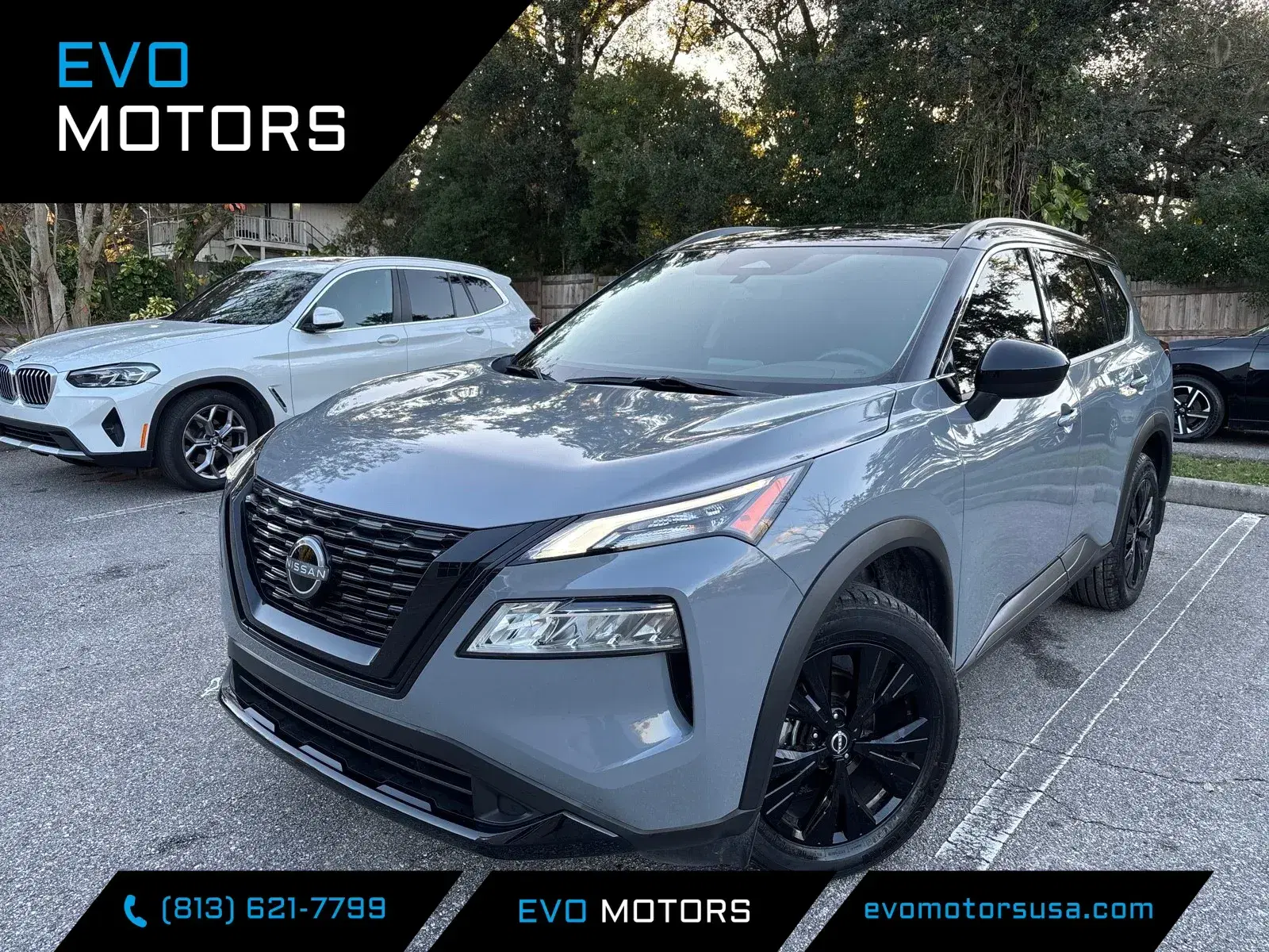 Nissan Rogue Sv W/Premium & Midnight Pkg. Lthr. Pano. Wheels. - View 1