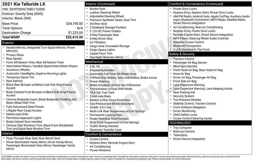 Kia Telluride Lx - Thumbnail 7