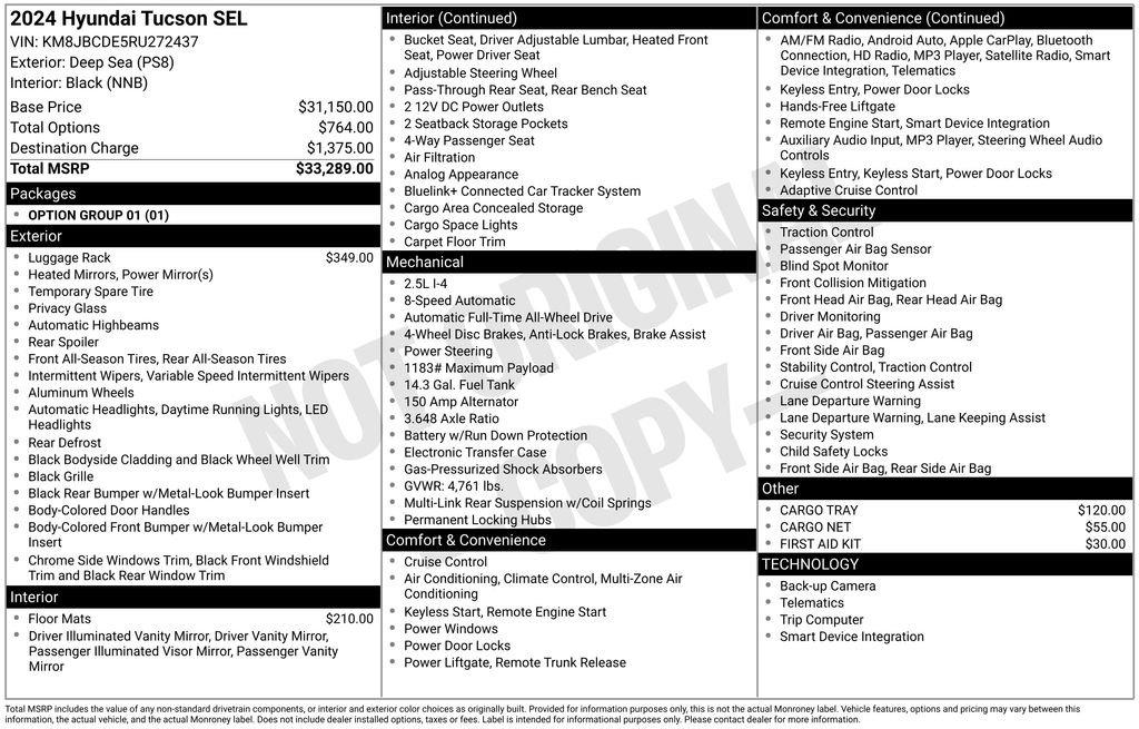 Hyundai Tucson Sel - Thumbnail 4