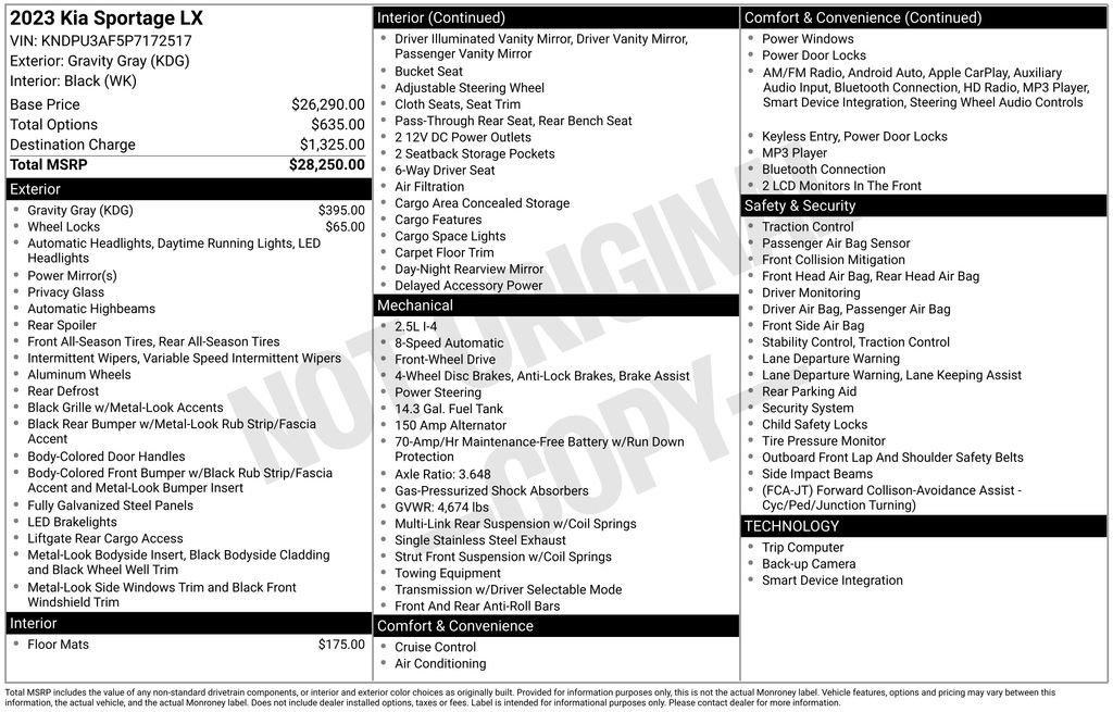 Kia Sportage Lx - Thumbnail 4