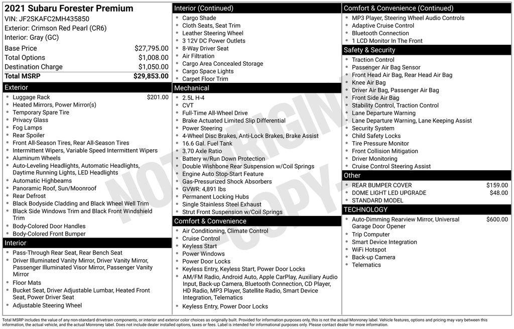 Subaru Forester Premium - Thumbnail 4