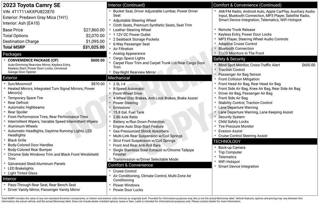 Toyota Camry Se - Thumbnail 5