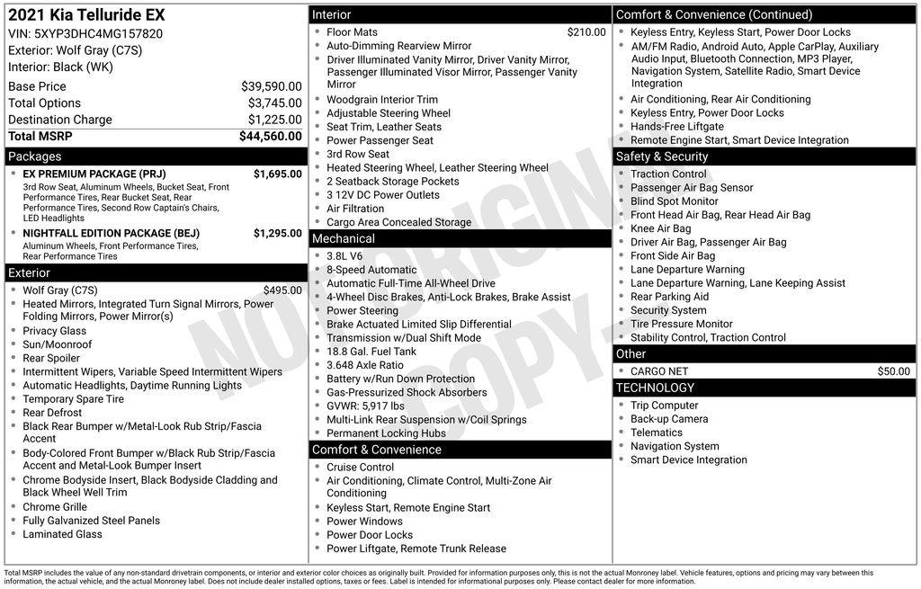 Kia Telluride Ex - Thumbnail 4