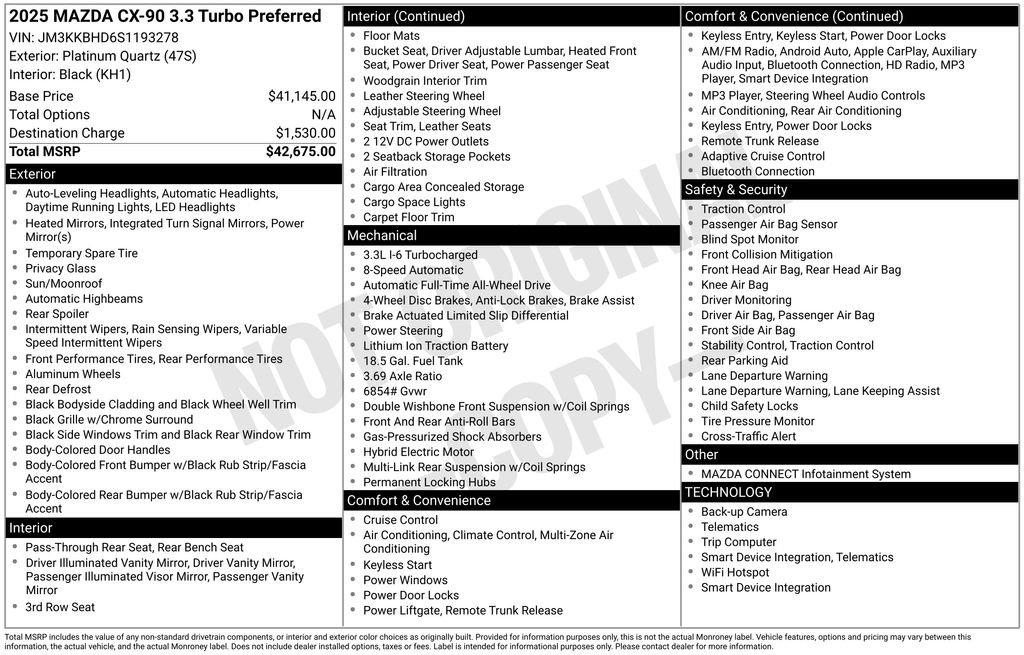 Mazda Cx-90 3.3 Turbo Preferred - Thumbnail 4